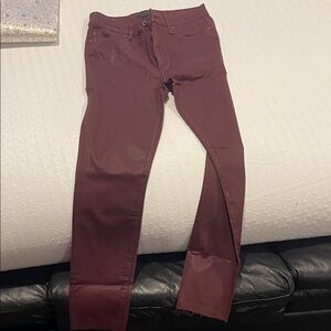 Joe's Jeans Deep Red Denim